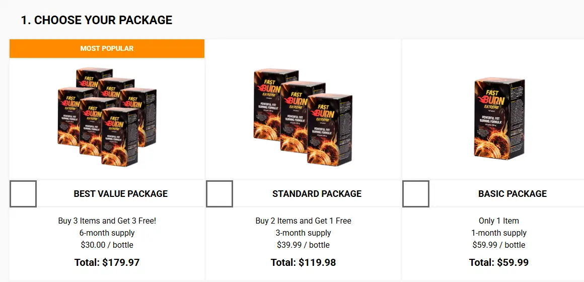 3 Days  Fast Burn Extreme Offer